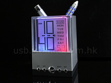 USB Rainbow Pen Holder Clock