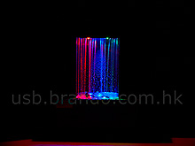 USB Illuminated LED WaterFall Cloud Fountain