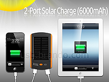 2-Port Solar Charger (6,000mAh)