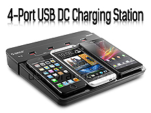 4-Port USB DC Charging Station