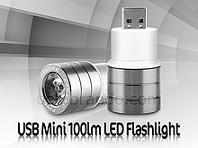 USB Mini 100lm LED Flashlight