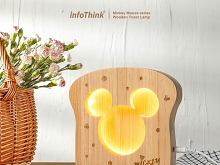 infoThink Mickey Wooden Light