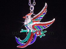 USB Jewel Phoenix Necklace Flash Drive