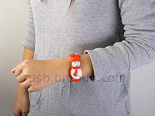 USB Snowman Wrist Band Flash Drive