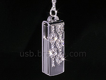 USB Jewel Noble Pendant Necklace Flash Drive