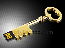 USB Metallic Key Flash Drive