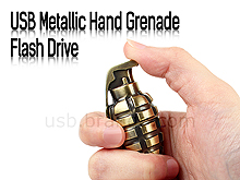 USB Metallic Hand Grenade Flash Drive