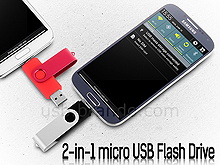 2-in-1 micro USB Flash Drive