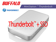 Buffalo™ MiniStation™ Thunderbolt™ USB 3.0 Portable SSD