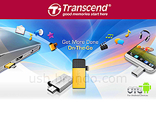 Transcend JetFlash 380 OTG USB Flash Drive