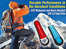 A-Data S107 Waterproof and Shock-Resistant USB 3.0 Flash Drive