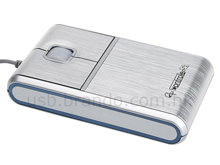 USB Aluminum Flat Mouse