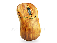 USB Wooden Wireless Mouse