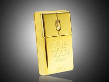 Gold Bar Wireless USB Mouse