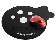 Dotty Ladybird Mouse Pad