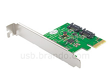 2 x SATA 3 (6Gbs) PCI Express Card