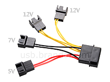 3-In-1 Cooling Fan Power Cable