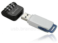 3 Digits Combination USB Flash Drive Security Lock