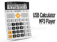 USB Calculator MP3 Player