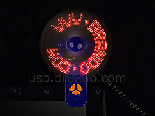 USB LED Message Clip Fan