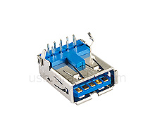USB 3.0 Type A Female Stand Type DIP Connector (90°)