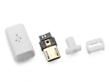 micro USB Male Shell (4pcs Standard) - White