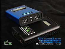 RCE External Battery - Aluminum Alloy Edition (BT01 Panasonic - 10,200mAh) (BT02 Samsung - 9,000mAh)