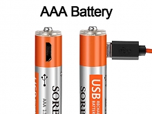 AAA micro USB Rechargeable Battery