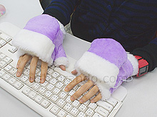 USB Purple Heating G-Gloves