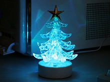 USB LED Music X'mas Tree