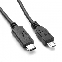 USB 3.1 Type-C Male to microUSB Male Cable