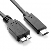 USB 3.1 Type-C Male to USB 3.0 micro B Male Cable