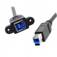 USB 3.0 B Female to USB 3.0 B Male Extension Cable