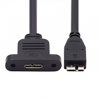 USB 3.0 micro B Female to USB 3.0 micro B Male Cable