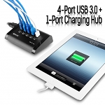 4-Port USB 3.0 + 1-Port Charging Hub