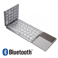 Foldable Bluetooth Dot Keyboard with Touchpad