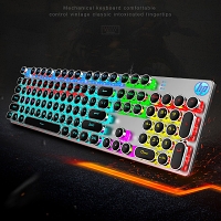 USB Steam Punk Illuminated Game Keyboard II