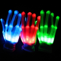 LED Light Finger Gloves