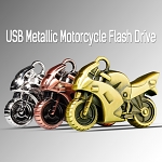 USB Metallic Motorcycle Flash Drive