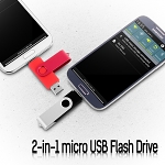 2-in-1 micro USB Flash Drive