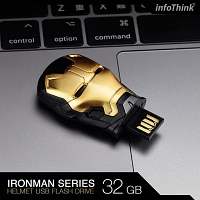 infoThink Iron Man USB Flash Drive (Black Gold Version)