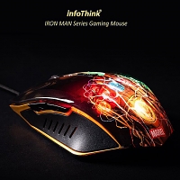 infoThink Iron Man Series USB Gaming Mouse