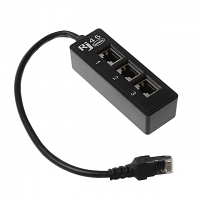 1 to 3 Port RJ45 Lan Splitter Adapter