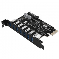ORICO 7-Port USB3.0 PCI-E Expansion Card with Dual Chip