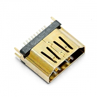 HDMI Female SMT DIP Connector