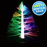 USB Fiber Optic Christmas Tree III
