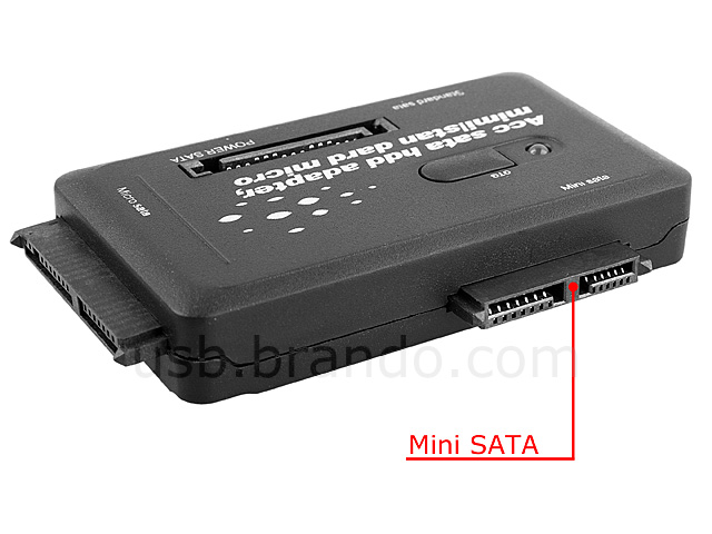 USB to SATA Combo Adapter with OTG