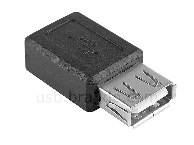 USB 2.0 A Female to Mini-B 5-pin Female Adapter