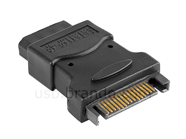 15-pin Male to 12V 4-pin Power Adapter