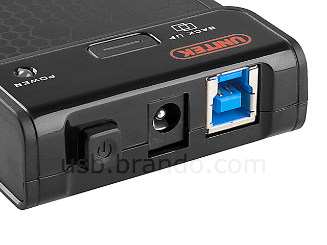 USB 3.0 to SATA III Adapter with One Touch Backup